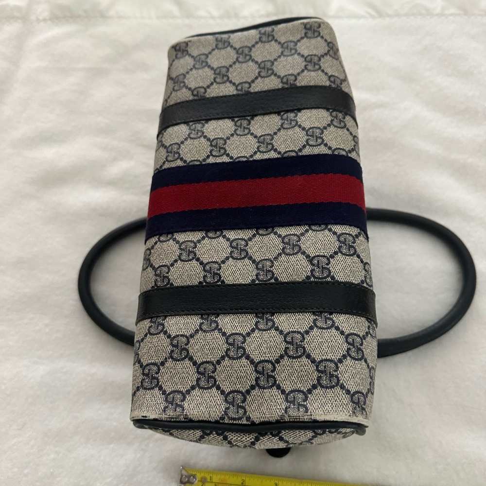 Gucci Cream and Blue Satchel with Iconic Style - Picture 5 of 9